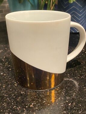 Starbucks Gold Dipped Mug 2012
